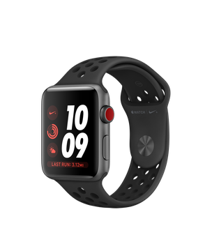Apple Watch 42mm Nike+ Series 3 GPS + Cellular Space Gray Aluminum Case with Anthracite/Black Nike Sport Band (MTGW2)