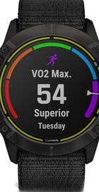 Garmin Enduro Black DLC Titanium with Black UltraFit Nylon Strap (010-02408-01)