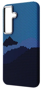 WAVE Gleam Case with Magnetic Ring Samsung Galaxy S26 (blue mountain)
