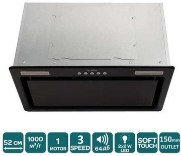 Ventolux PUNTO 52 BKG (1000) ST