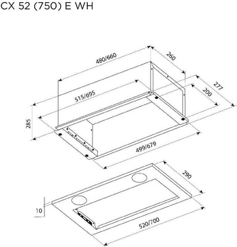 Pyramida CX 52 (750) E BL