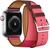 Apple Watch Hermes Series 4 GPS + Cellular 40mm Stainless Steel Case with Bordeaux/Rose Extreme/Rose Azalee Swift Leather Double Tour (MU6R2)