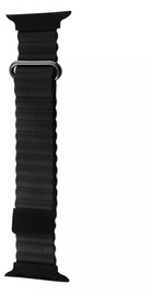 Apple Watch 42mm/44mm/45mm/49mm Colour Leather Black (high copy)
