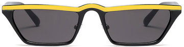 HBK Sexy Cat Eye Sunglasses (c2 yellow/gray)