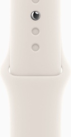 Apple Watch Series 10 GPS + Cellular 42mm Gold Titanium Case With Starlight Sport Band - S/M (MX063)