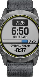 Garmin Enduro Steel with Gray UltraFit Nylon Strap (010-02408-00/10)