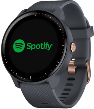 Garmin VIVOACTIVE 3 MUSIC GRANITE BLUE WITH ROSE GOLD HARDWARE (010-01985-33)