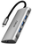 WIWU Adapter Alpha 631STR USB-C to (3 x USB 3.0 + RJ45 + SD + TF Card) Grey