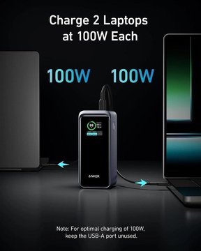 Anker 735 Prime 20000mAh 200W Black (A1336011)