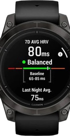 Garmin Epix Pro Gen 2 Sapphire 47mm Carbon G. DLC Tit. with Black Band (010-02803-10/11)