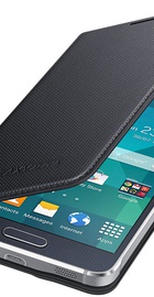 Samsung Flip Cover for Galaxy Alpha G850 (EF-FG850BBEGRU) Black