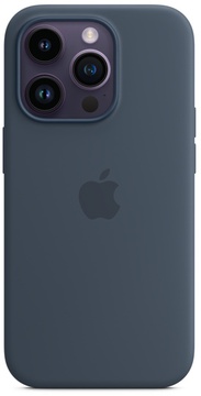 Apple iPhone 14 Pro Silicone Case Stormblue with Magsafe (high copy)