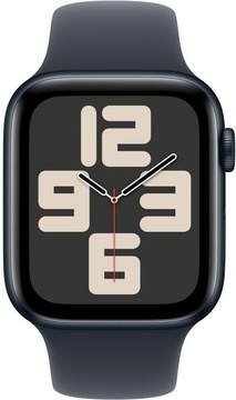 Apple Watch SE 2 GPS 44mm Midnight Aluminium Case w. Midnight Sport Band - S/M (MXEJ3)