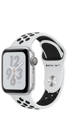 Apple Watch Nike+ Series 4 GPS 40mm Silver Aluminum Case with Pure Platinum/Black Nike Sport Band (MU6H2)