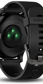 Garmin Vivomove HR Black with Black Silicone Band (010-01850-11)