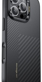 Benks Montage Armor Pro Kevlar Case for iPhone 16 Pro with MagSafe Black