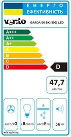 Ventolux GARDA 60 BK (500) LED