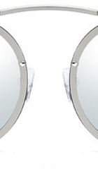 Classic Vintage Gothic Steampunk Silver Frame/Silver Glasses