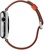 Apple Watch 38mm Stainless Steel Case with Red Classic Buckle (MMF82)