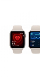 Apple Watch SE 2 GPS 44mm Starlight Aluminium Case with Starlight Sport Band S/M (MRE43)