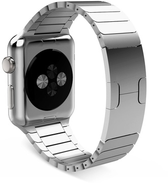Apple Watch 42mm/44mm/45mm/46mm/49mm Silver Link Bracelet (high copy)