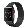 Apple Watch 42mm Series 3 GPS + Cellular Space Black Stainless Steel Case with Space Black Milanese Loop (MR1V2)
