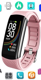 Lemfo C6T с датчиком температуры тела (Розовый)