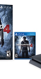 Sony PlayStation 4 500GB Slim (PS4 Slim) + Uncharted 4