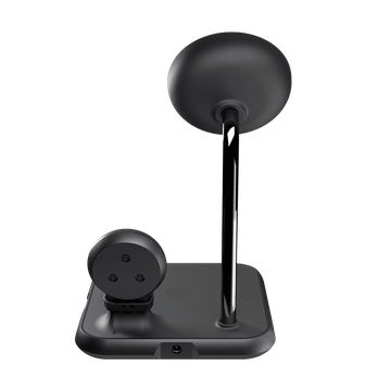 Zens 4-in-1 Magnetic + Watch Aluminium Wireless Charger Black (ZEDC20B/00)