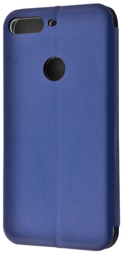 Simple Case Flip Magnetic for Huawei P Smart Plus (Nova 3i) Dark Blue