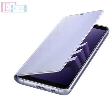 Samsung Galaxy A8 2018 A530 Neon Flip Cover Orchid Gray (EF-FA530PVEG)