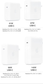 Apple 61W USB-C Power Adapter (MRW22, MNF72)