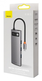 Baseus Metal Gleam Series 8-in-1 Multifunctional Type-C HUB (CAHUB-CV0G)