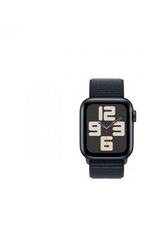 Apple Watch SE 2 GPS 40mm Midnight Aluminium Case with Midnight Sport Loop (MRE03)