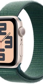 Apple Watch SE 2 GPS 44mm Starlight Aluminium Case w. Lake Green Sport Loop (MXEW3)