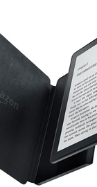 Amazon Kindle Oasis with Leather Charging Cover Black