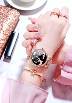 Linwear LW20 Pro Metal с измерением давления и пульса (Золотой)