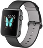 Apple Watch Sport 42mm Space Gray Aluminum Case with Black Woven Nylon (MMFR2)