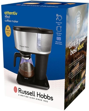Russell Hobbs Attentiv Black Coffee Maker 26840-56
