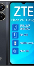 ZTE Blade V40 Design 4/128GB Black (UA)