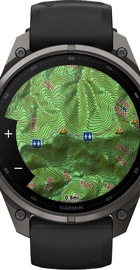 Garmin Fenix 9 Pro inReach 47mm Carbon Gray DLC Titanium w. Black/Pebble Gray Silicone B. (010-04336-10/11)