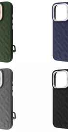 Kajsa Rhombus Collection with Magnetic Ring iPhone 16 Pro Max Black