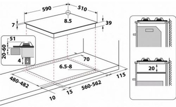 Whirlpool TKRL 661 NB