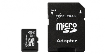 Exceleram 64 GB microSDHC class 10 Adapter SD (MSD6410A)