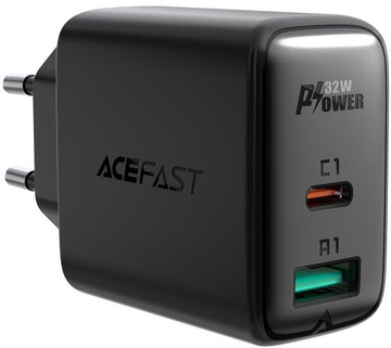 Acefast A5 Fast Charge Wall Charger 32W Black (AFA5B)
