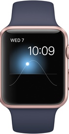 Apple Watch 42mm Series 2 Rose Gold Aluminum Case with Midnight Blue Sport Band (MNPL2)