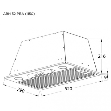 Pyramida ABH 52 PBA (1150) WH
