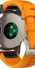 Garmin Fenix 5 Plus Sapphire Titanium with Orange Silicone (010-01988-73)