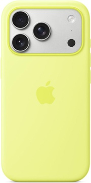 Apple iPhone 17 Pro Silicone Case with MagSafe Neon Yellow (MGFF4)