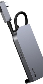 Baseus Bend Angle No.7 Type-C Hub Space Gray (CAHUB-CWJ0G)